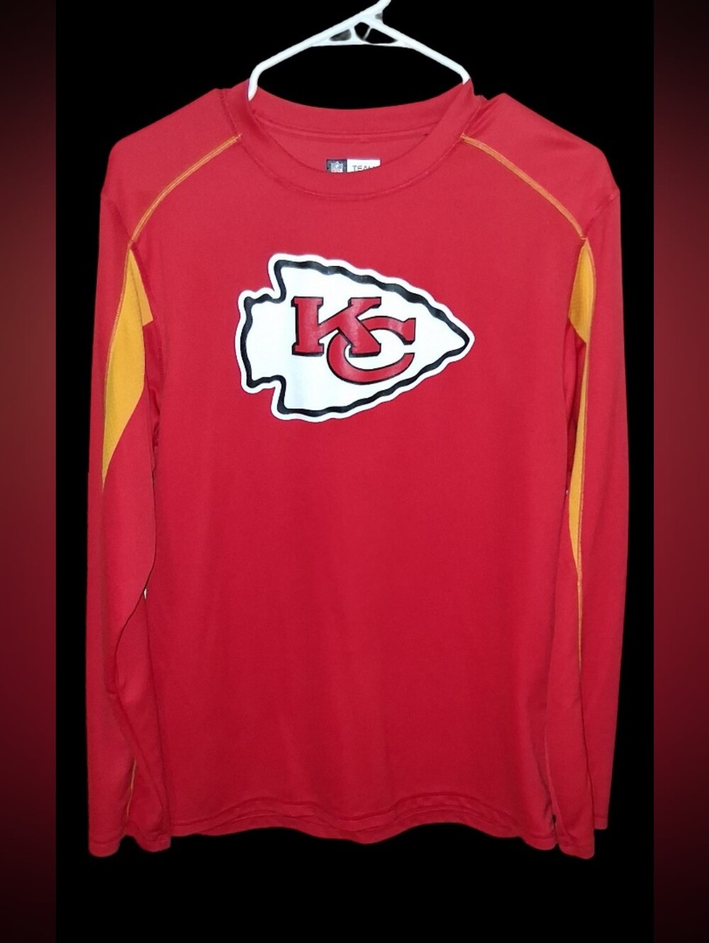 Clothes: Mens Team Apparel Kansas City Cheifs Athletic Long Sleeve (Med)